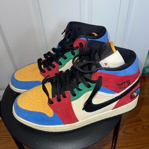 Air Jordan 1 Mid SE “Fearless Blue the Great” Size 8.5 men’s size 10 women’s